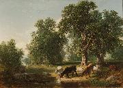 Asher Brown Durand A Summer Afternoon oil painting on canvas